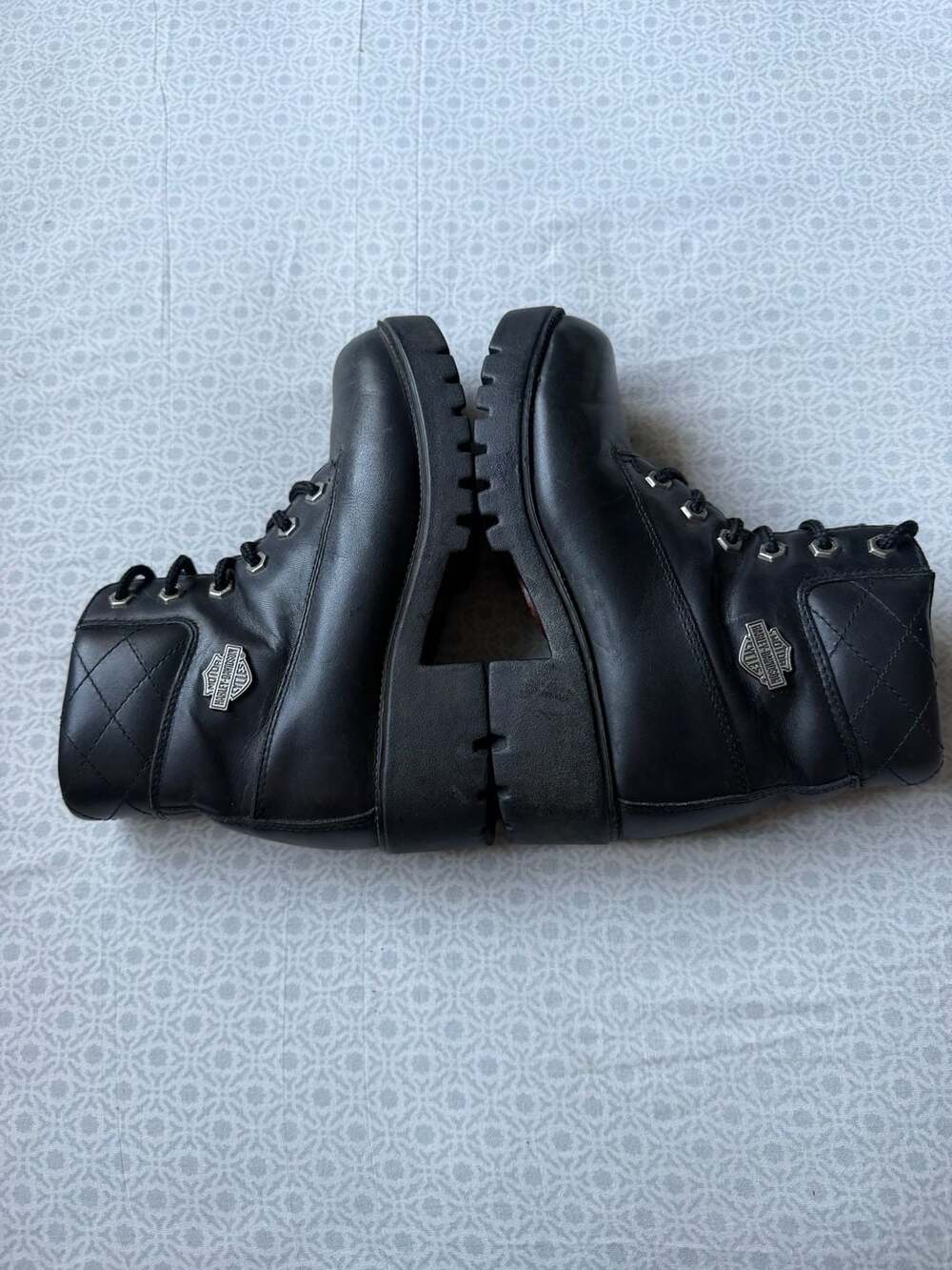 Harley-Davidson Black Leather Boots